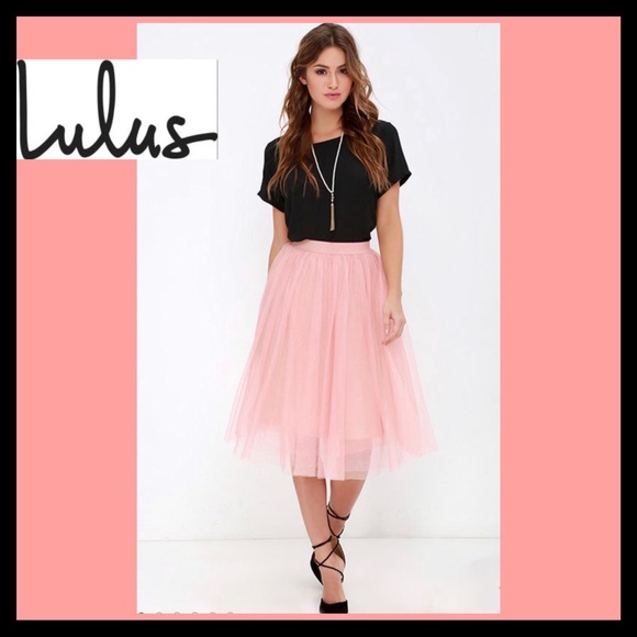Lulus Dresses & Skirts - LULU’S Urban Fairy Tale Blush Tulle Skirt Worn 1x